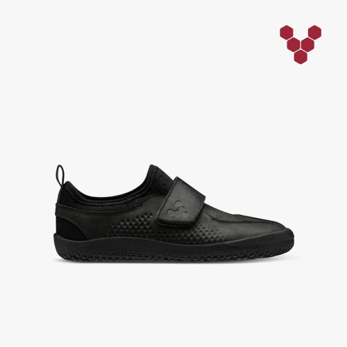 Vivobarefoot Primus School Svart Joggesko Barn [4-WDSN]